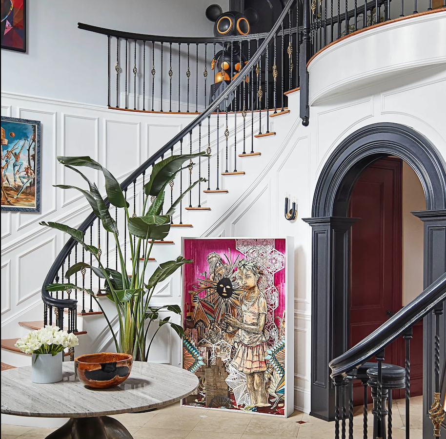 Trending Plants: Architectural Digest Tours Carmelo Anthony's Modern Vintage Home