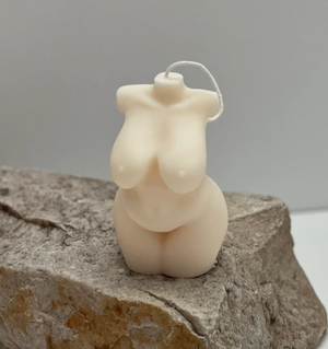 PINK TORSO CANDLE CURVY