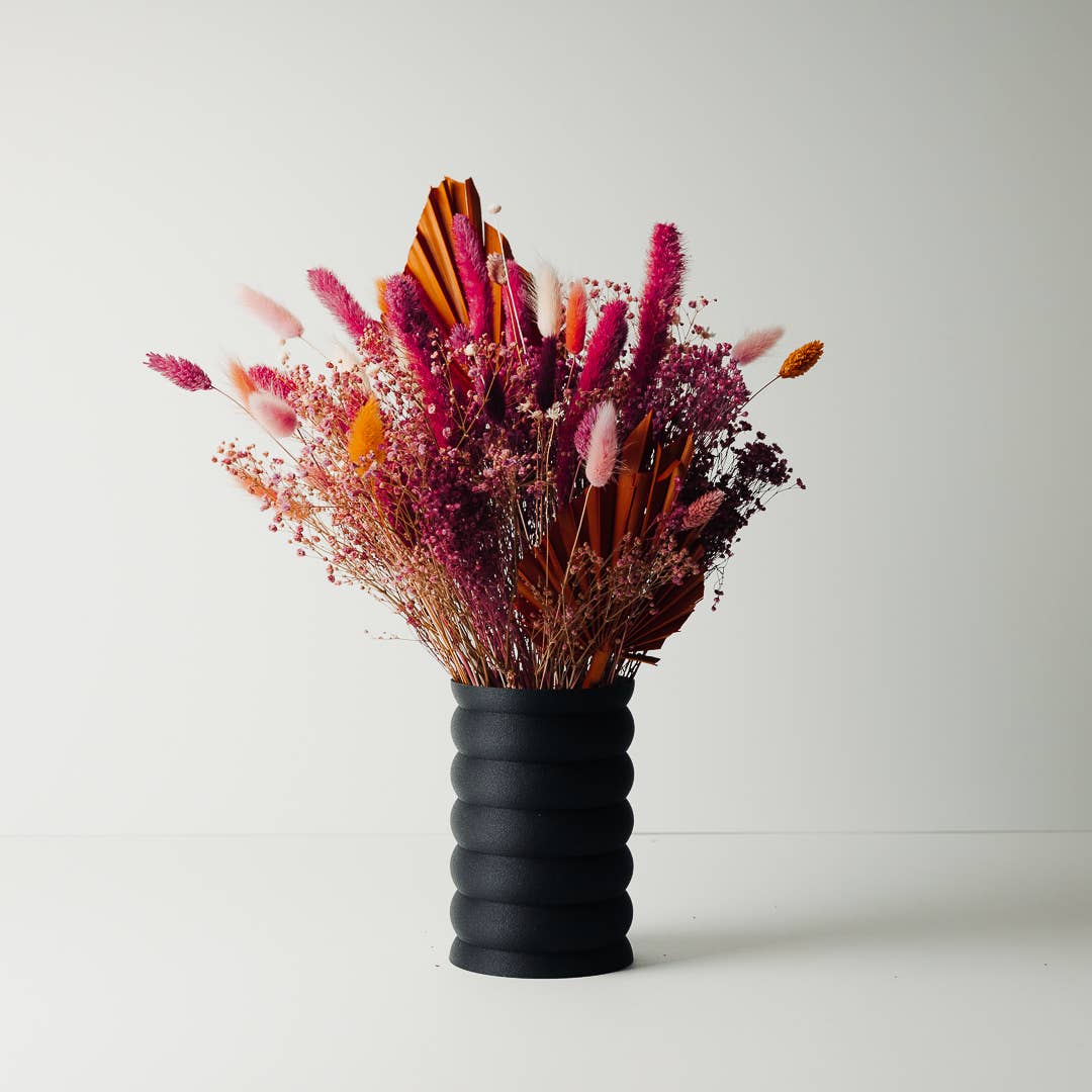 BOLB VASE NOIR ÉBÈNE