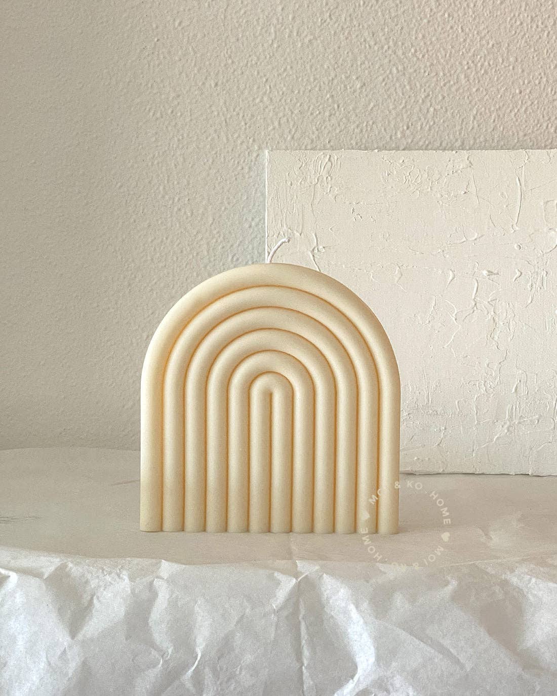 RAINBOW CANDLE LARGE IVORY