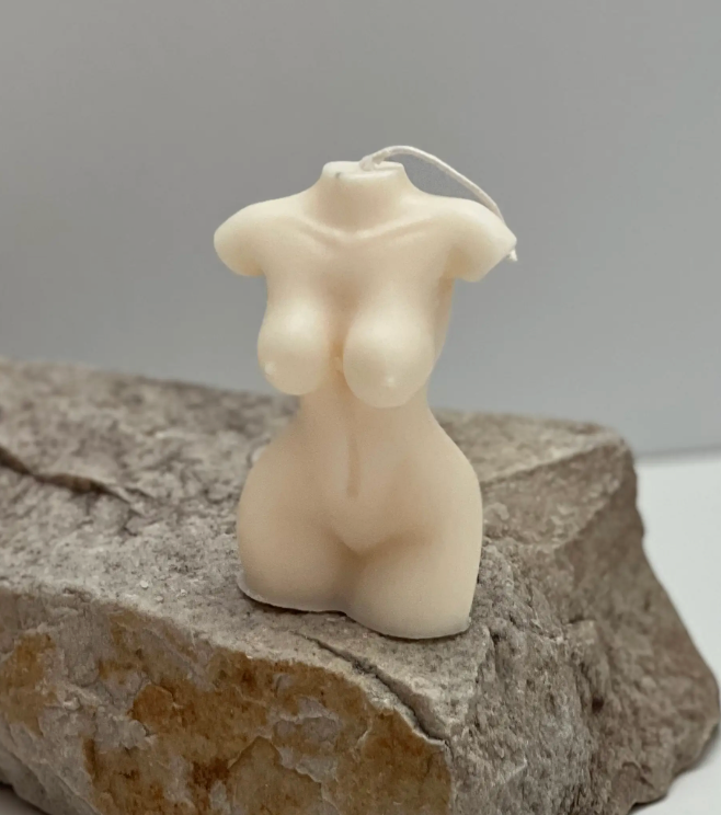 PINK TORSO CANDLE