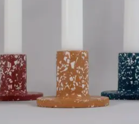 Peach Terrazzo Candle