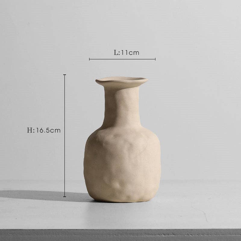 Beige vase