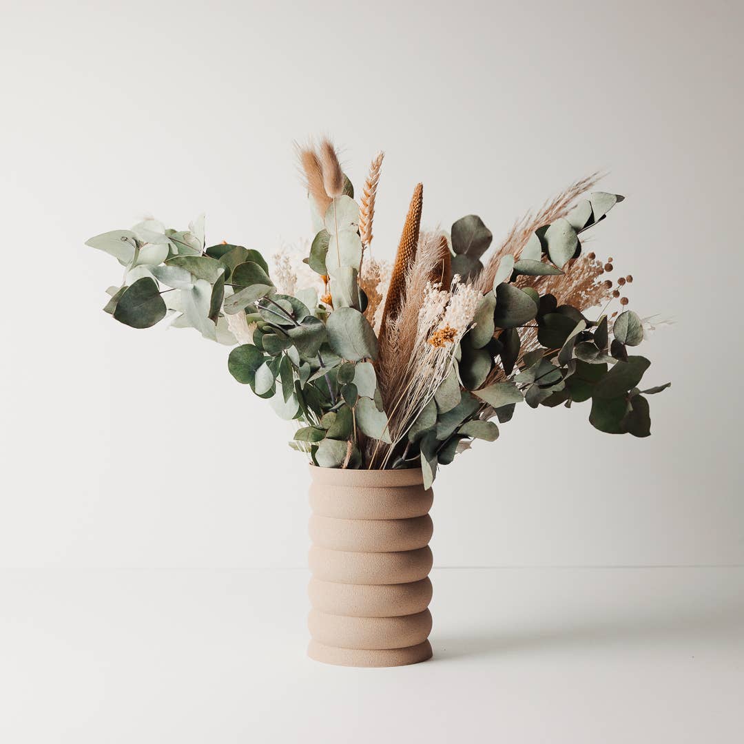 BOLB VASE BLANC BOULEAU